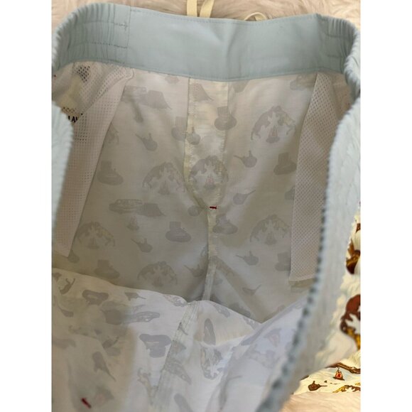 Magellan shiner bock Beer Fish Gear Swimsuit Trunks Shorts Men’s Size XXL - Picture 4 of 12